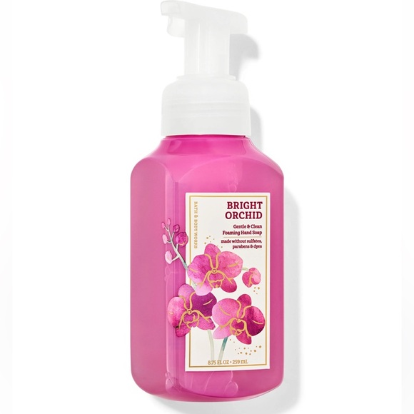 2 - PACK BRIGHT ORCHID FOAMING HAND SOAP NWT BBW - Picture 3 of 9